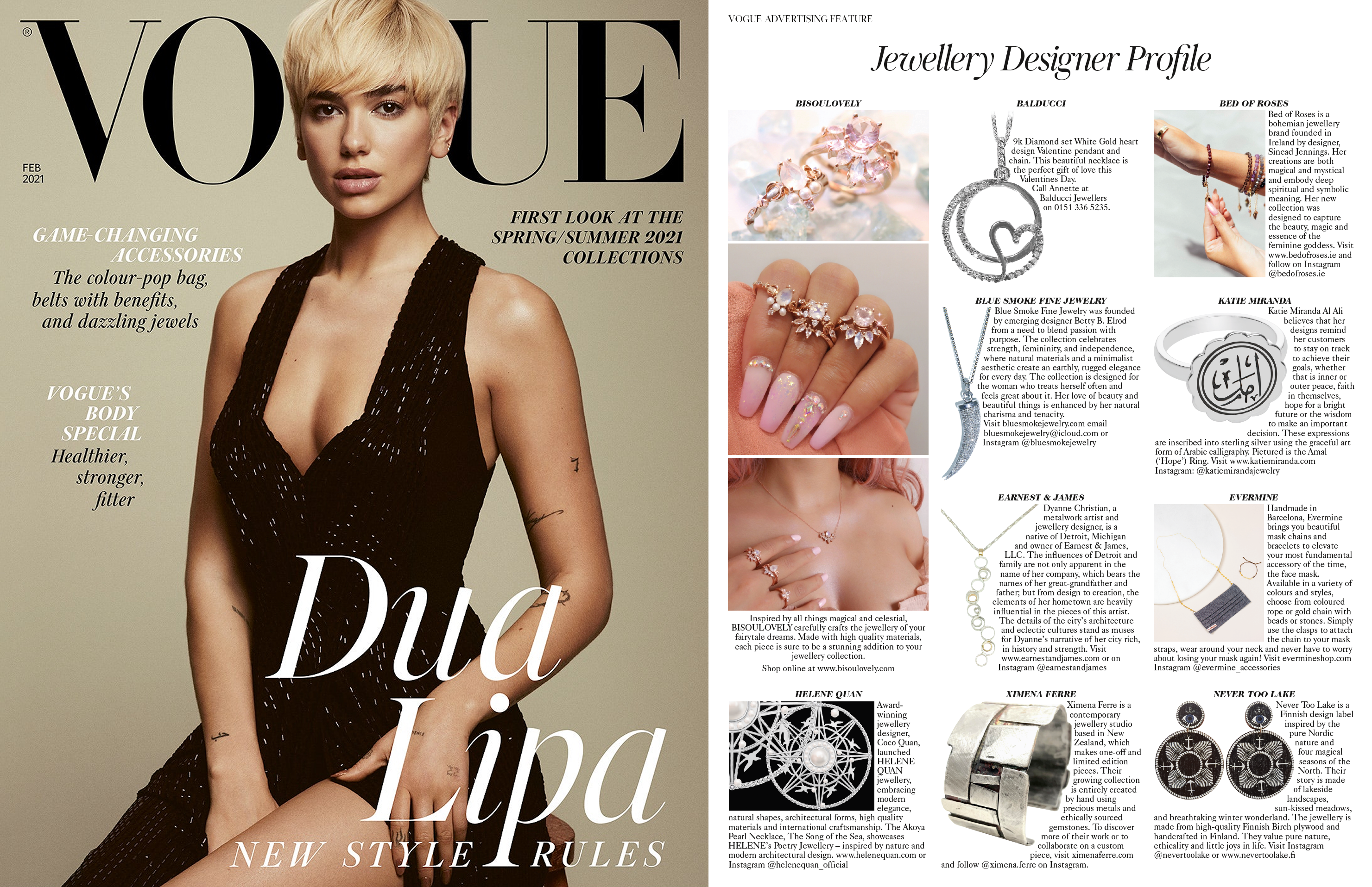 Jewelry Designer Profile in British Vogue