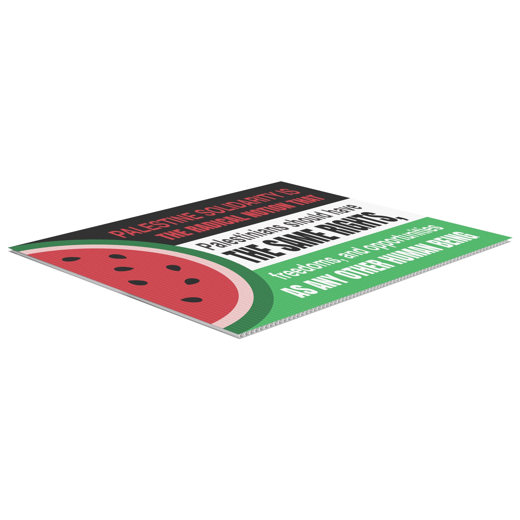 Palestine Solidarity Yard Sign