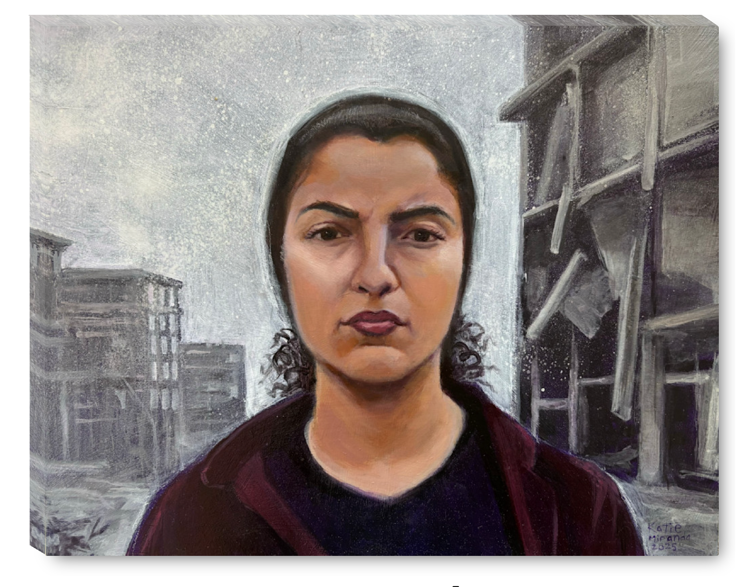 Wizard Bisan 20" x 16" stretched canvas print