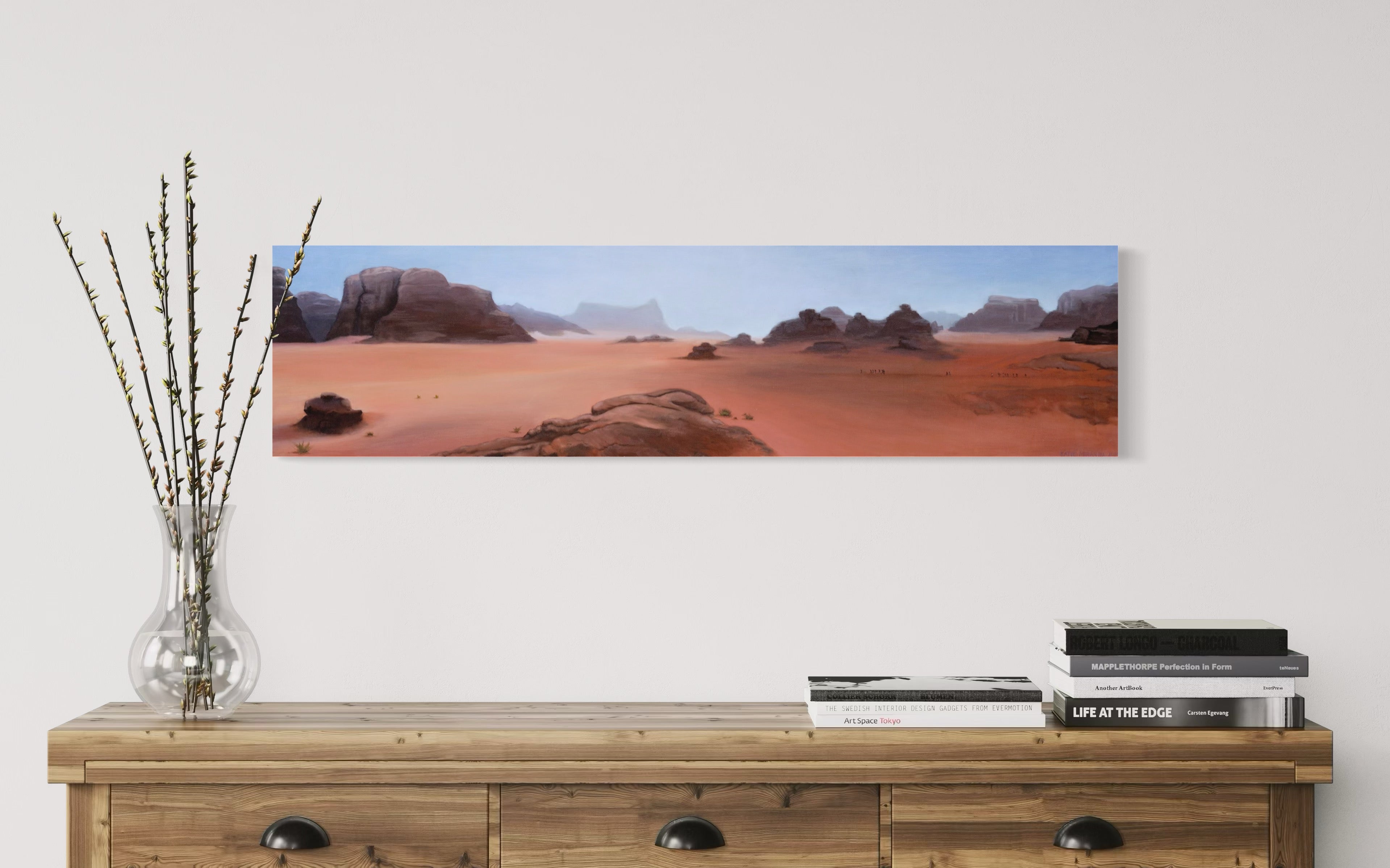 Wadi Rum 12" x 48" original painting on canvas