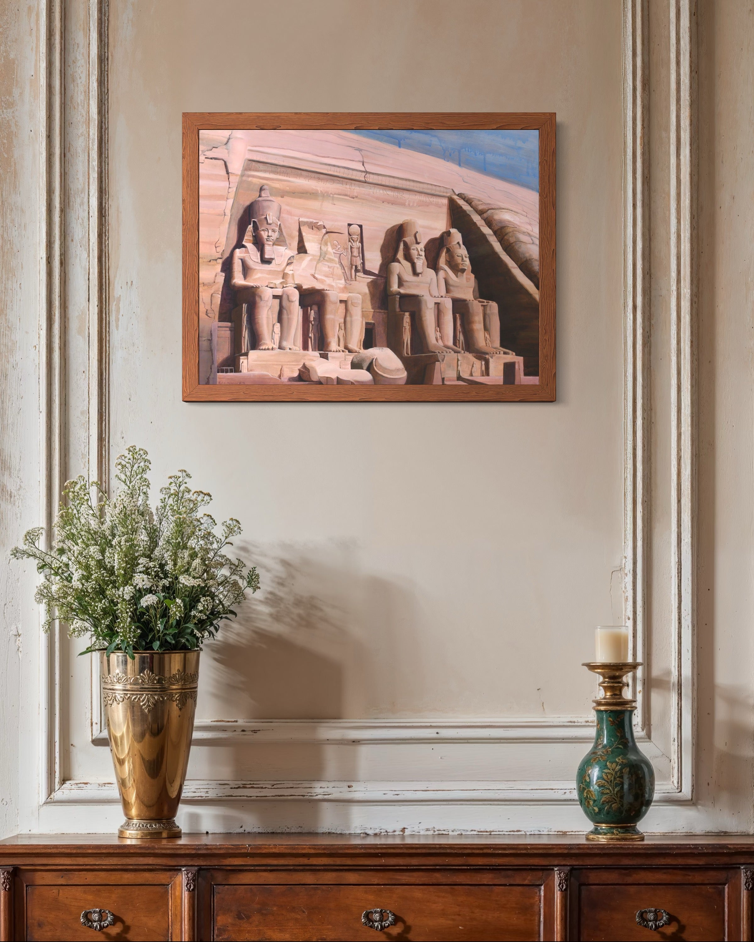 Abu Simbel original painting