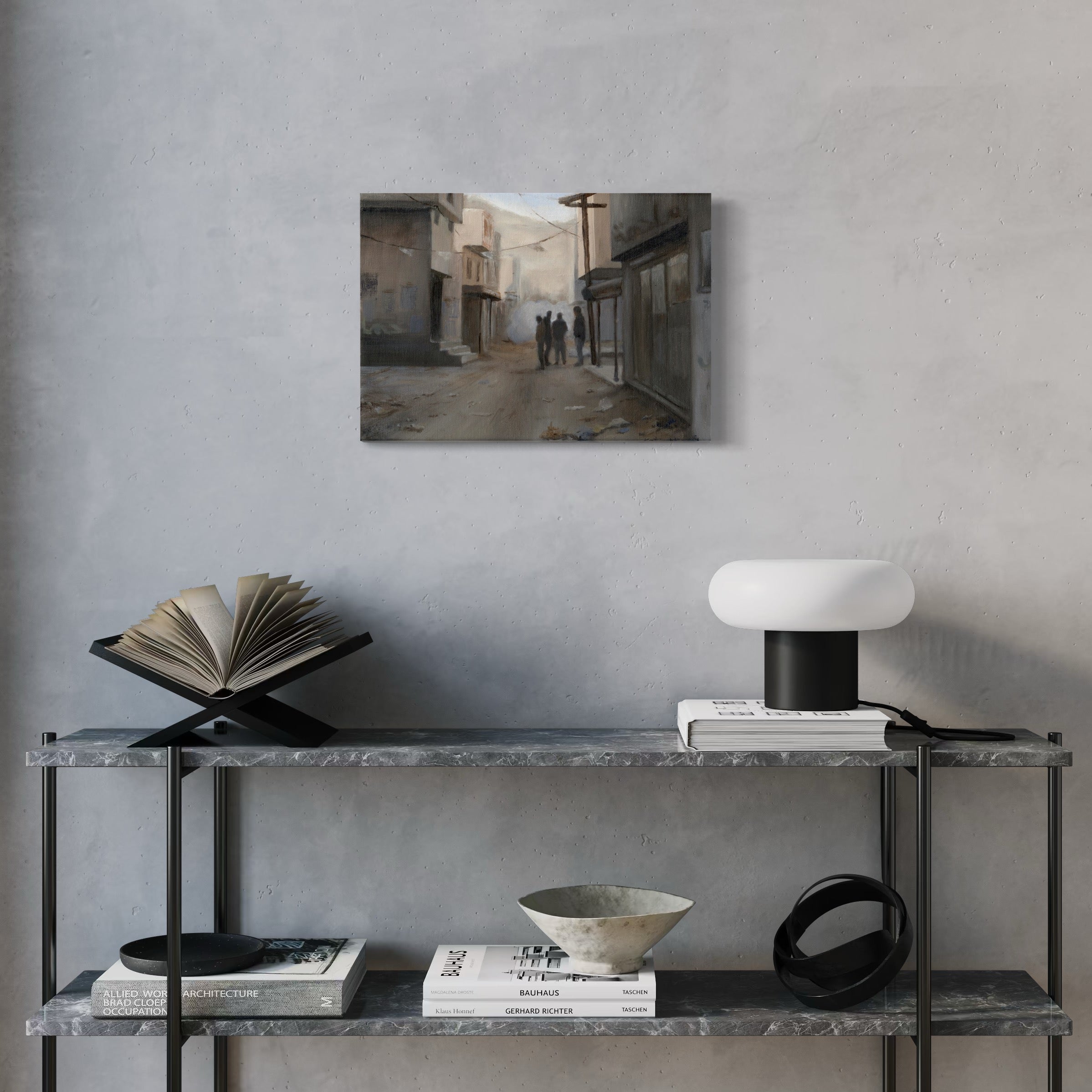 Superfluous Young Men 17" x 12" Gicleé Stretched Canvas Print