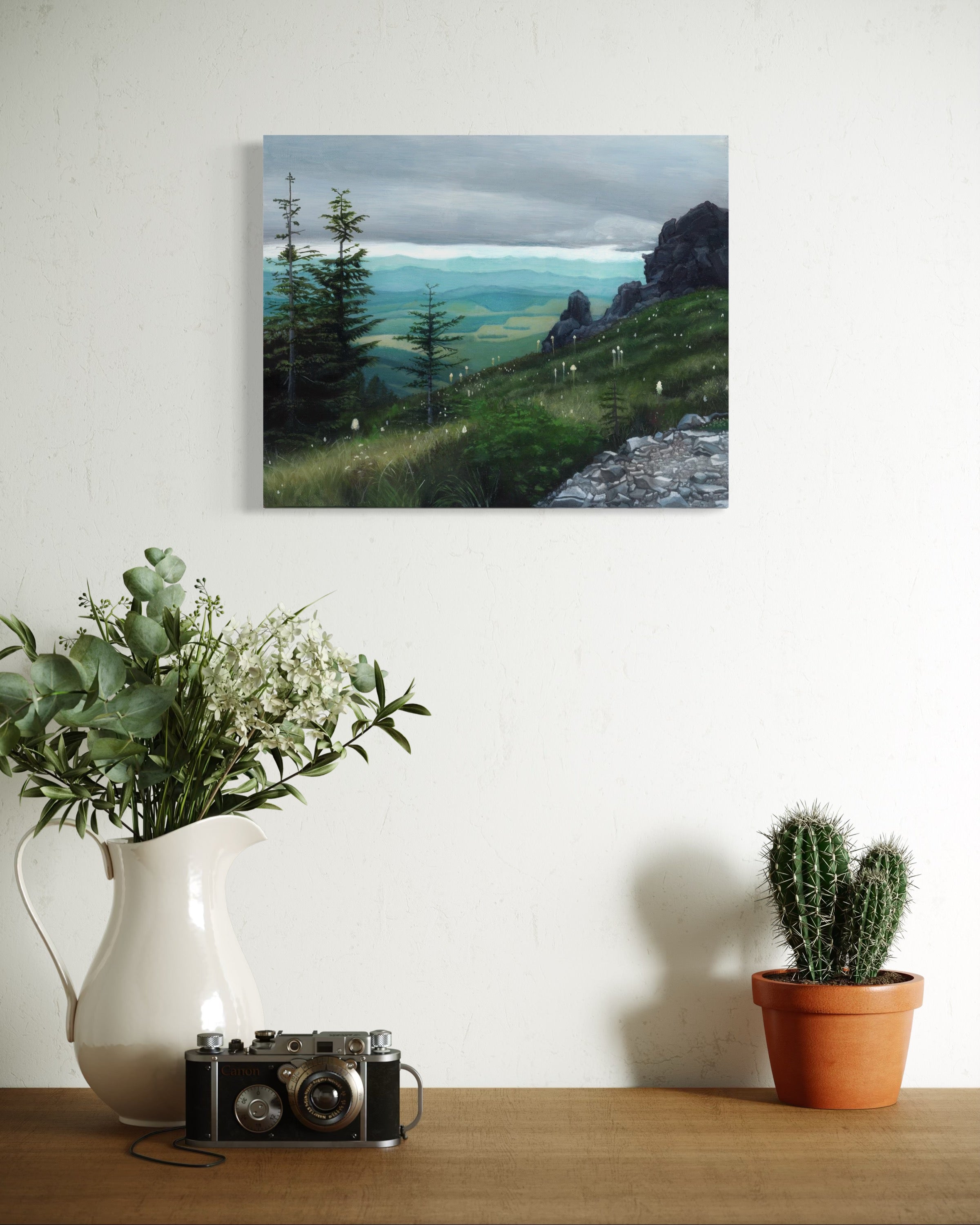 Silver Star Mountain 15" x 12" Giclée Stretched Canvas Print