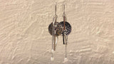 Baraka Arabic Calligraphy Silver Coin and Pearl Kinetic Earrings video