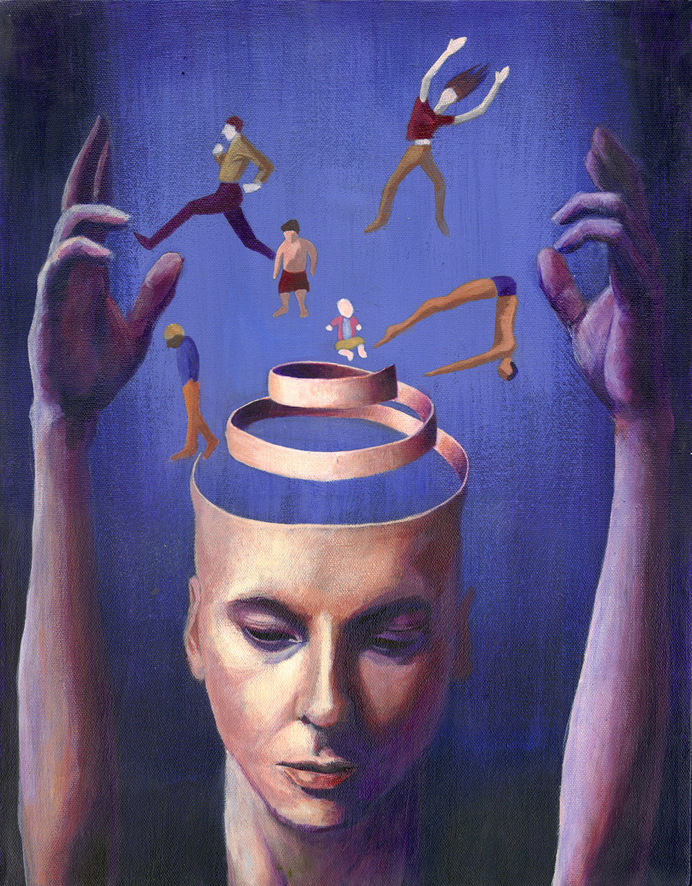 Dissociative Identity Disorder painting