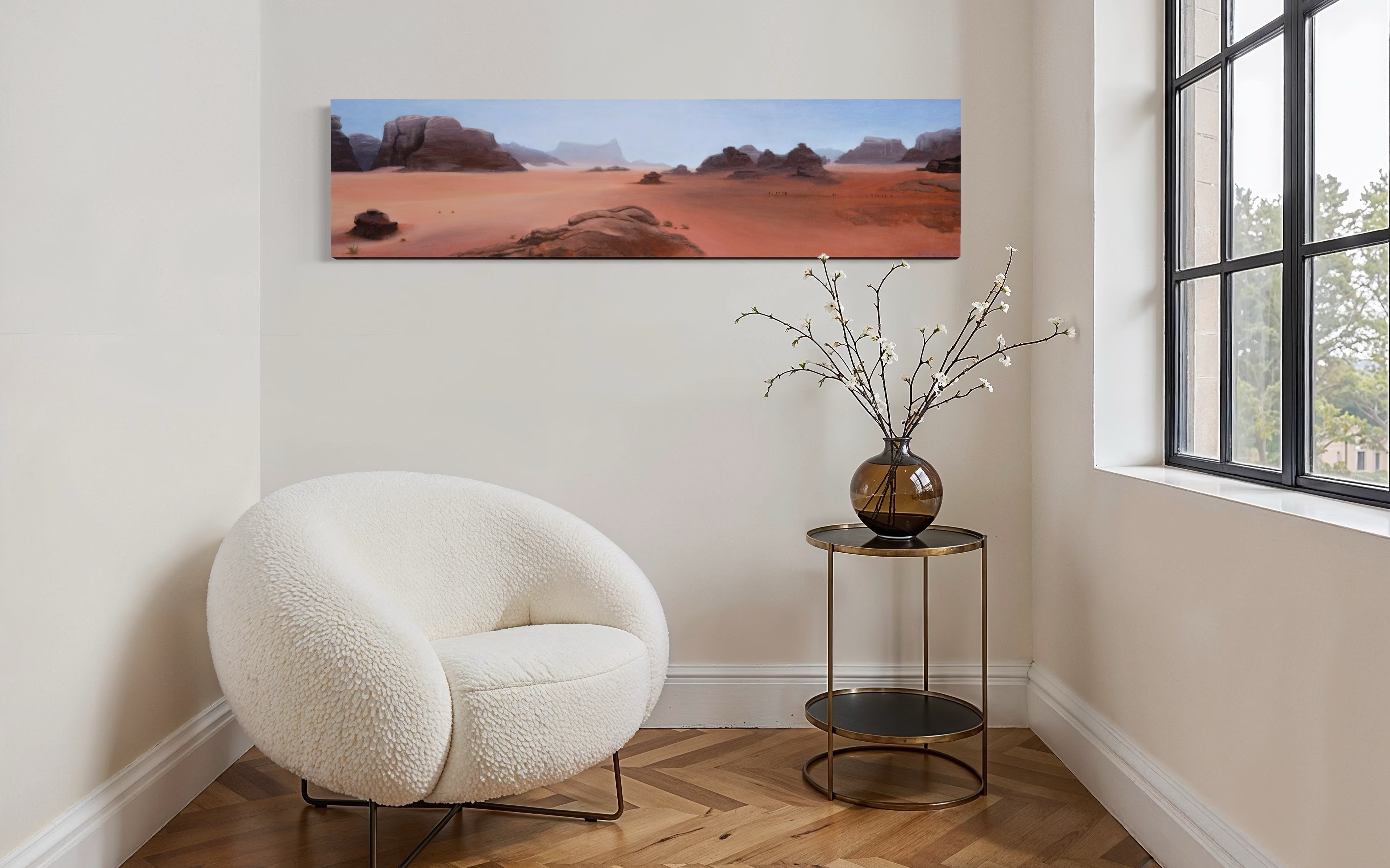 Wadi Rum 12" x 48" original painting on canvas