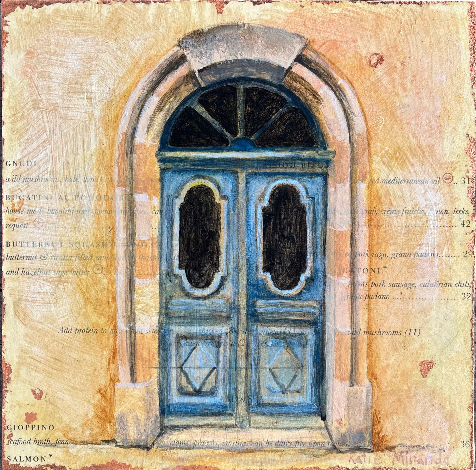 Turquoise Mediterranean Door