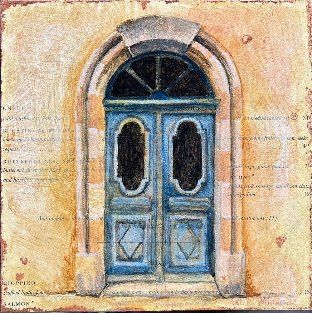 8 x 8 acrylic painting