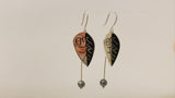 Arabic leaf and olive earrings, plant trees in Palestine!