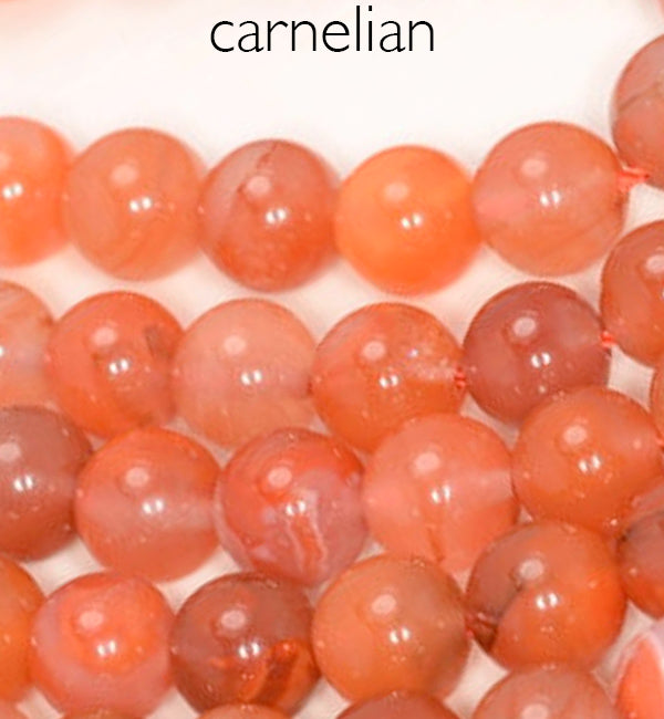 carnelian for iman earrings