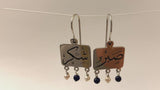 Sabr and Shukr Arabic Earrings (patience and gratitude)